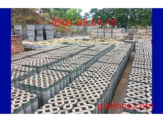 Gạch bê tông trồng cỏ